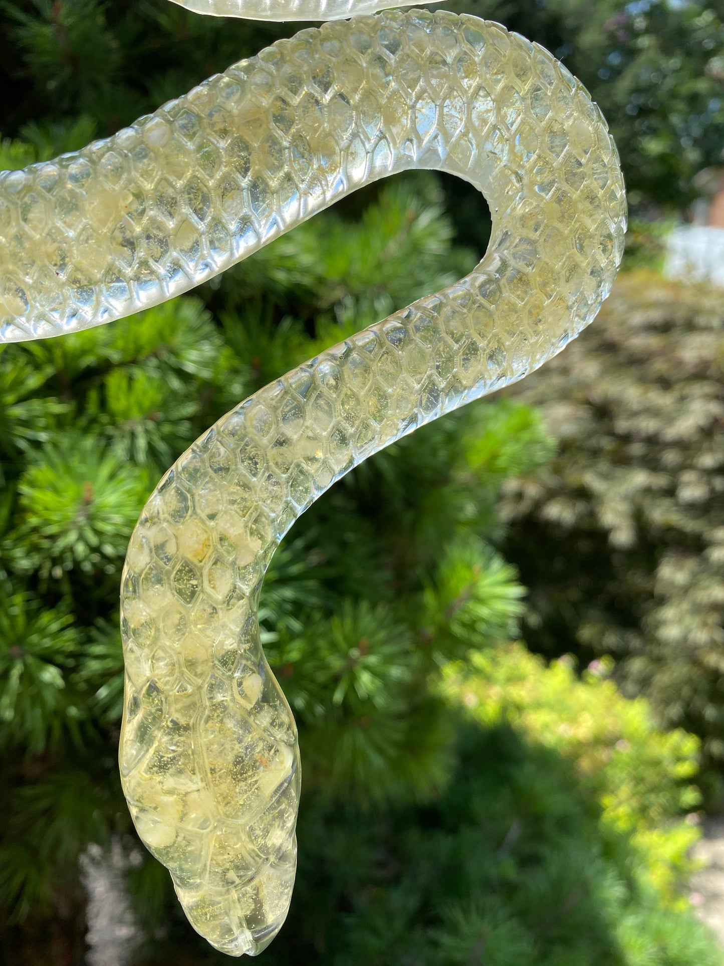 Citrine Snake, Carved Snake, Crystal Snake, Citrine Carved